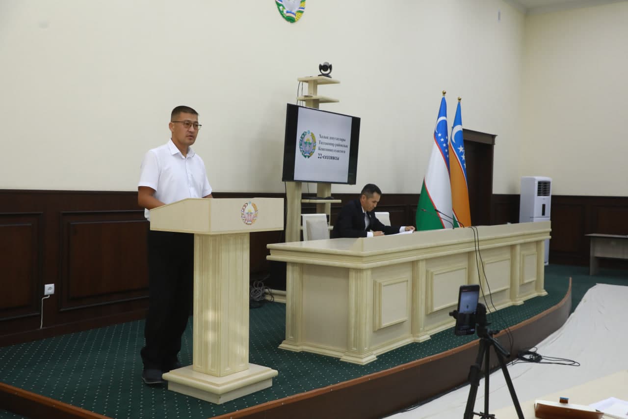 Taxtako‘pir tumani hokimligining majlislar zalida Xalq deputatlari Taxtako‘pir tumani Kengashining navbatdagi 22-sessiyasi bo‘lib o‘tdi.