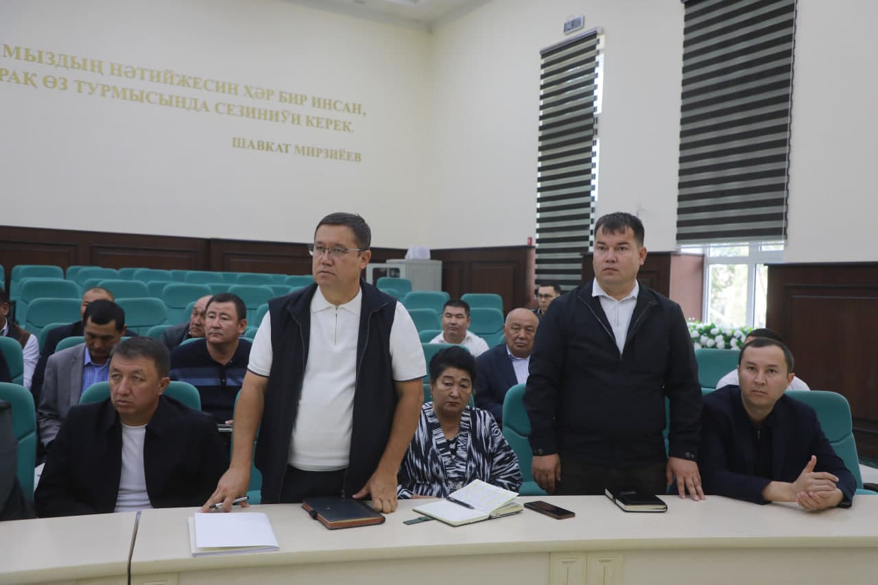 Jizzax viloyati delegatsiyasi Taxtako‘pir tumanida
