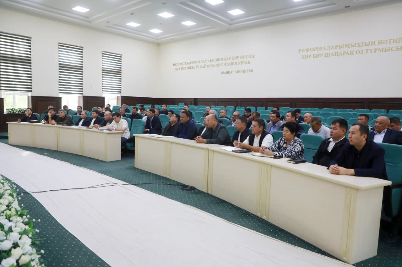 Jizzax viloyati delegatsiyasi Taxtako‘pir tumanida