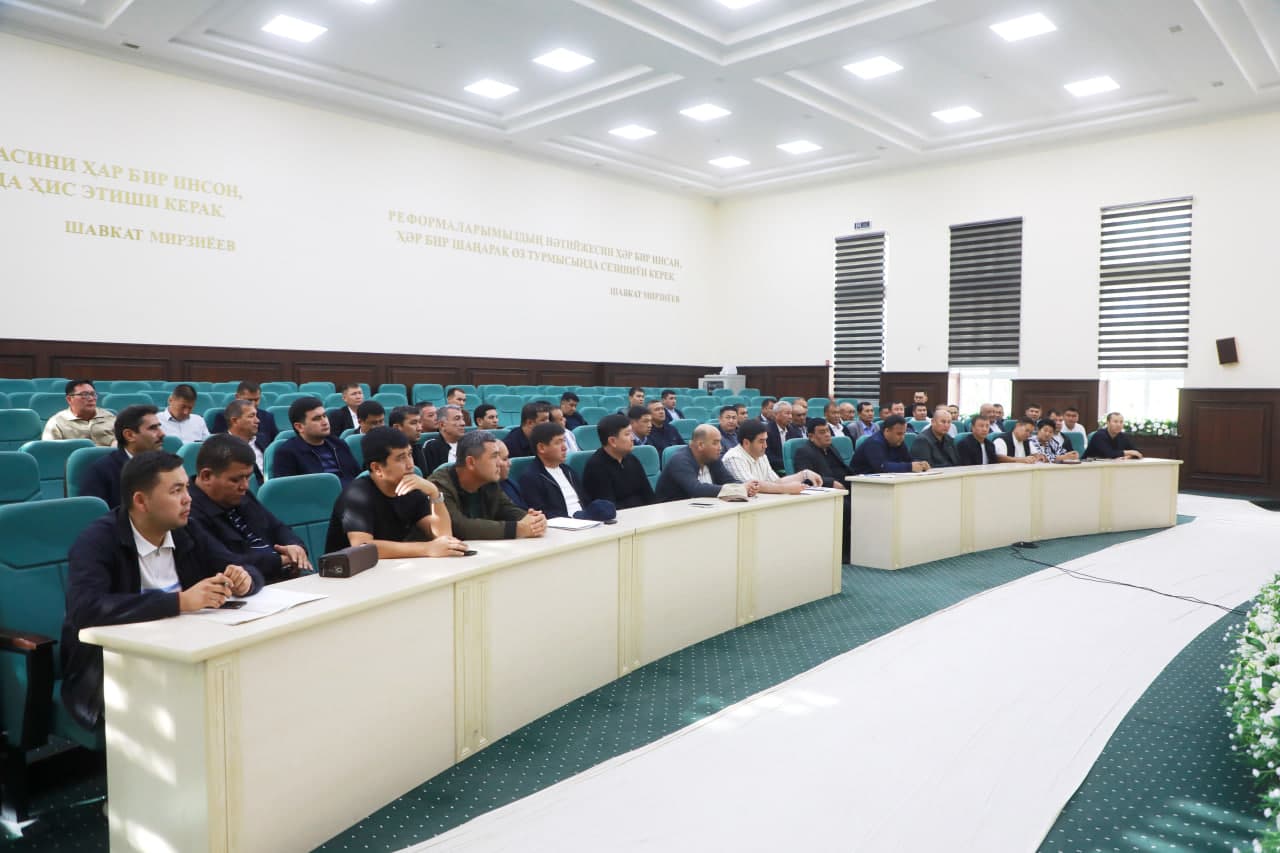 Jizzax viloyati delegatsiyasi Taxtako‘pir tumanida