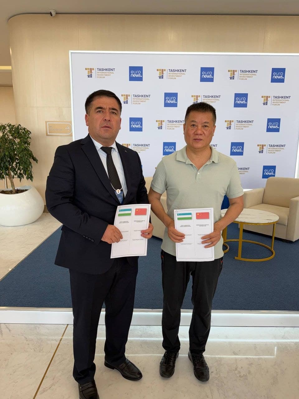 Beshinchi Toshkent xalqaro investitsiya forumida Qoʻshtepa tumani hokimi Anvarjon Abdullayev boshchiligidagi tuman delegatsiyasi faol ishtirok etmoqda.