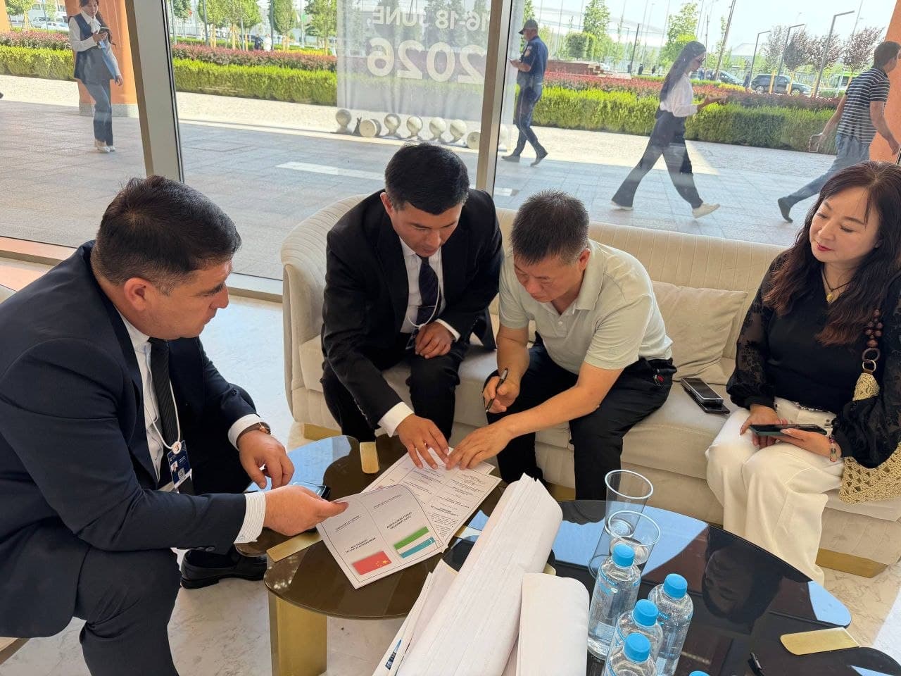 Beshinchi Toshkent xalqaro investitsiya forumida Qoʻshtepa tumani hokimi Anvarjon Abdullayev boshchiligidagi tuman delegatsiyasi faol ishtirok etmoqda.