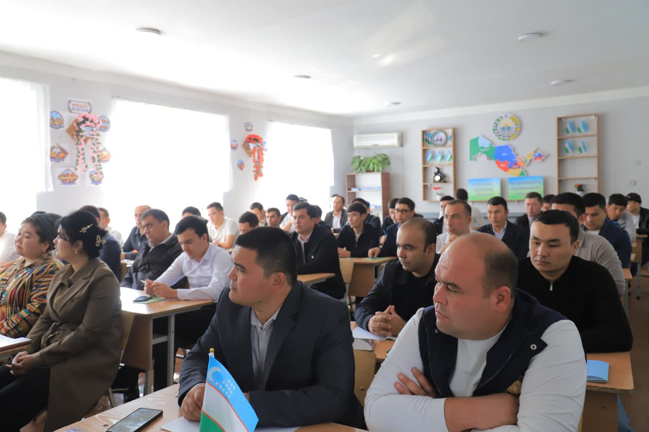 Qo‘shtepa tumanida yoshlar yetakchilari o‘rtasida “Umummilliy diktant” tashkil etildi