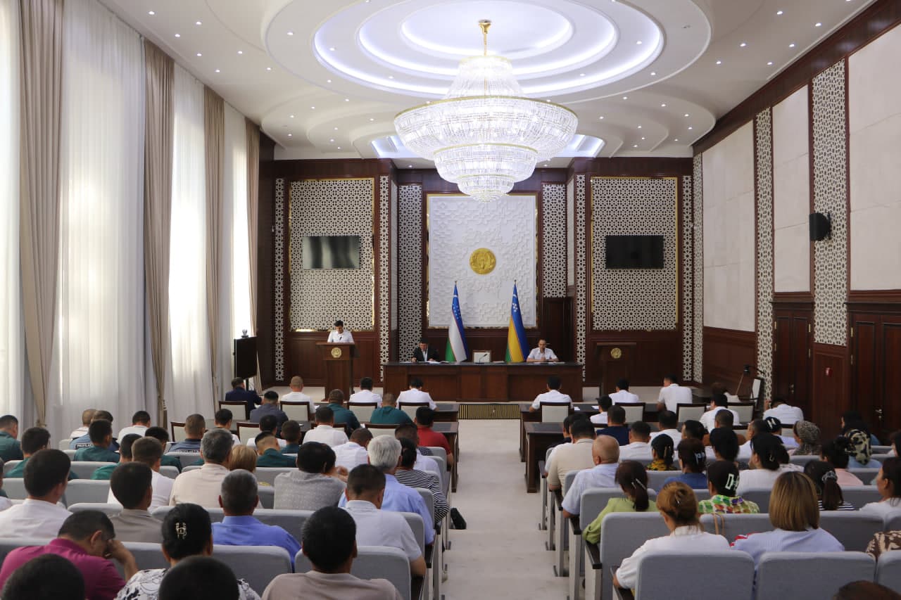 Tuman muvofiqlashtiruvchi kengash yig‘ilishida huquqiy masalalar muhokama qilindi