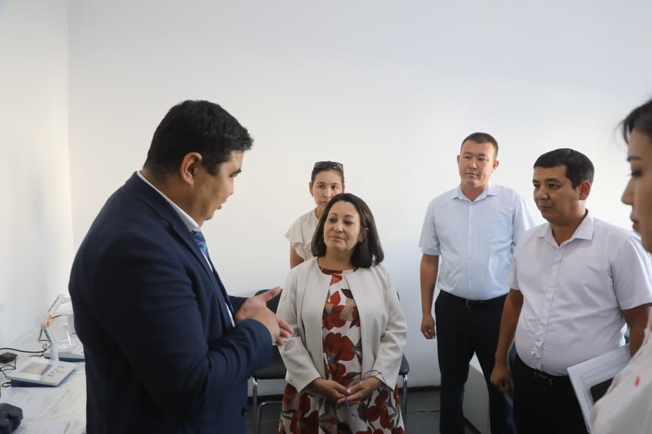 Qoraqalpog‘iston Respublikasi sanitariya-epidemiologik osoyishtalik va jamoat salomatligi boshqarmasi Qo‘ng‘irot tumani bo‘limiga Birlashgan Millatlar Tashkiloti Bolalar fondi (UNICEF) ning O‘zbekistondagi vakili Rexina Mariya Kastijion tashrif buyurdi.