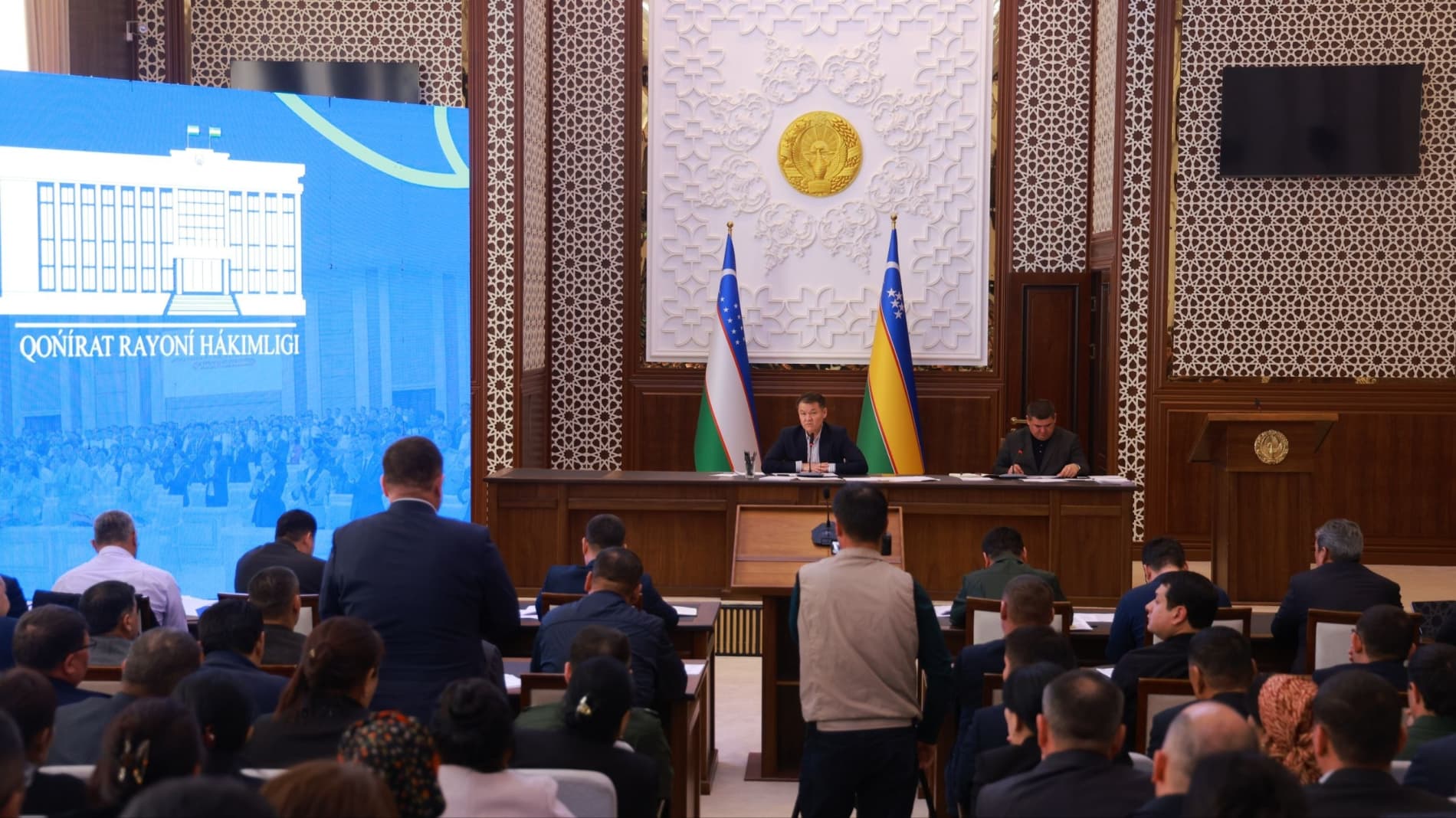 Qo‘ng‘irot tumanini ijtimoiy-iqtisodiy rivojlantirish masalalari keng muhokama qilindi