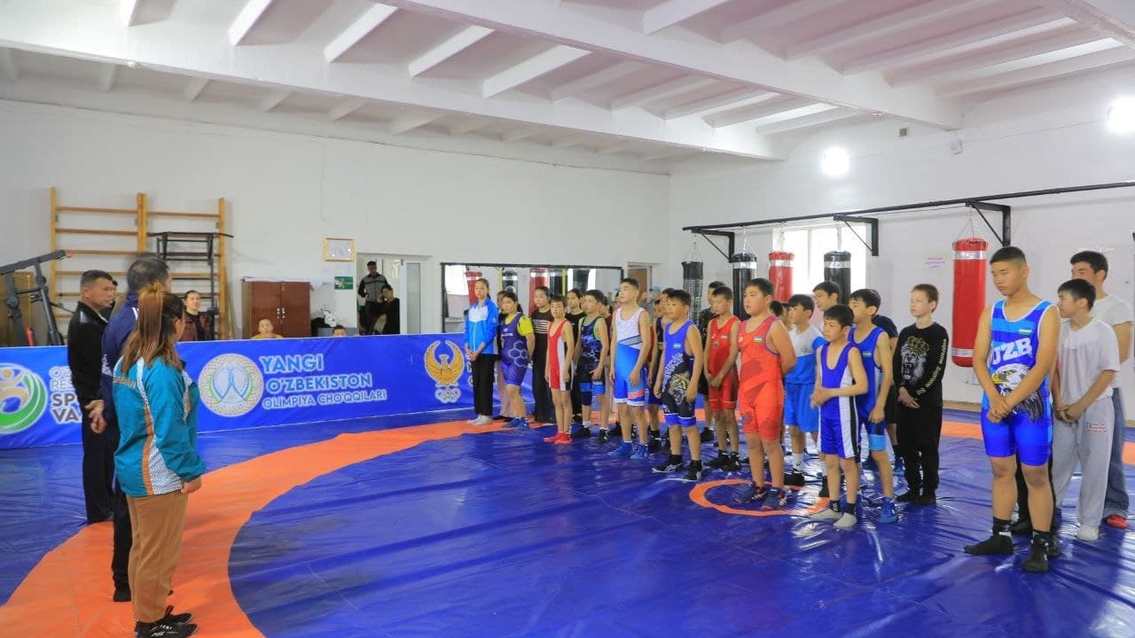 "Yangi O‘zbekiston Olimpiya cho‘qqilari," ya’ni "Prezident Olimpiadasi" sport musobaqalarining Qo‘ng‘irot tumani hokimi olimpiadasi bosqichi davom etmoqda