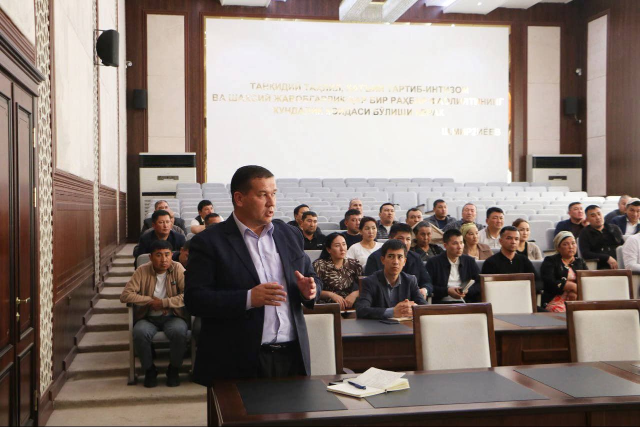 Qońırat rayonında kir juwıw untaǵı islep shıǵarıwdı rawajlandırıw máseleleri dodalandı