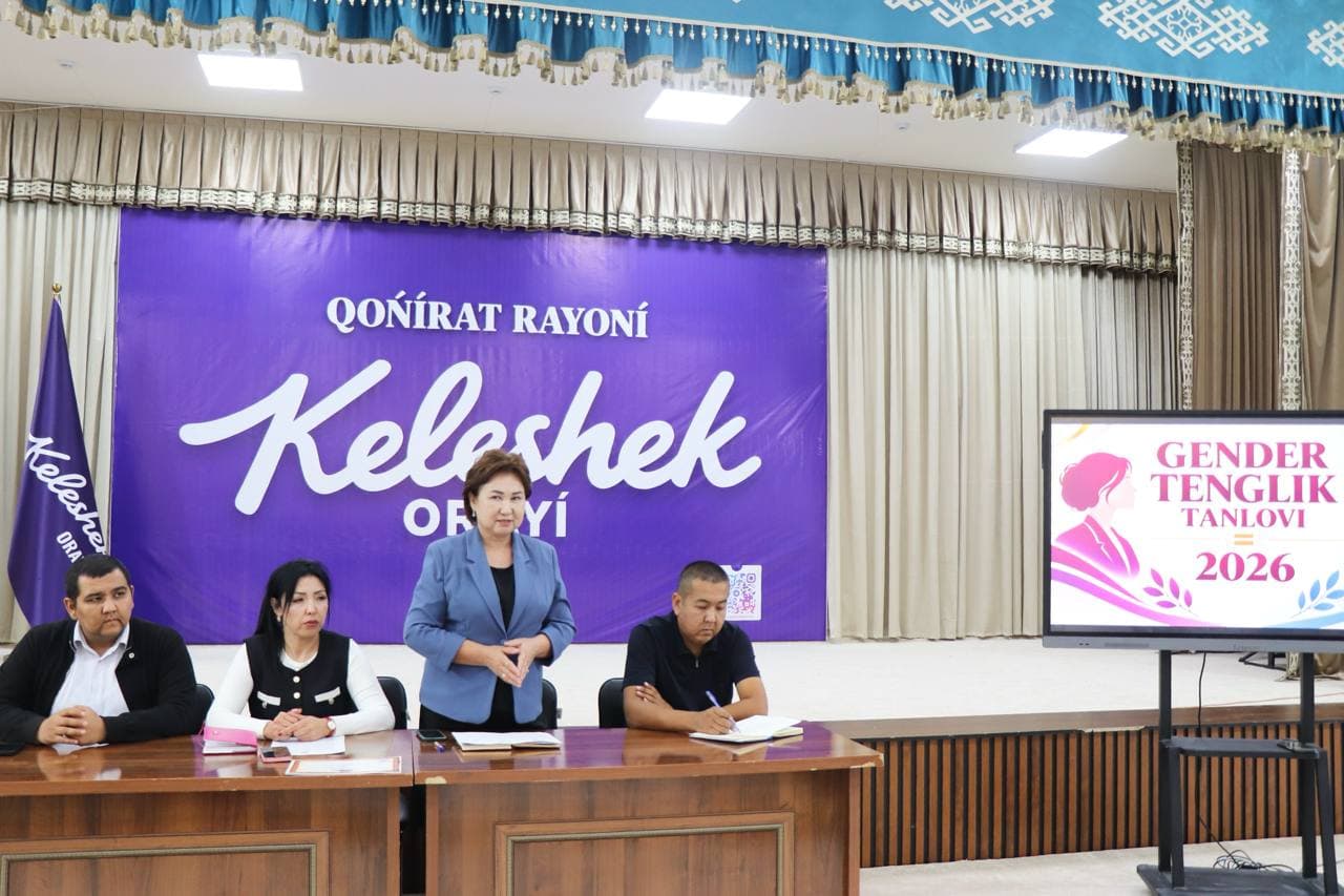 «Gender tenglik faoli» milliy tanlovining tuman bosqichi o‘tkazildi