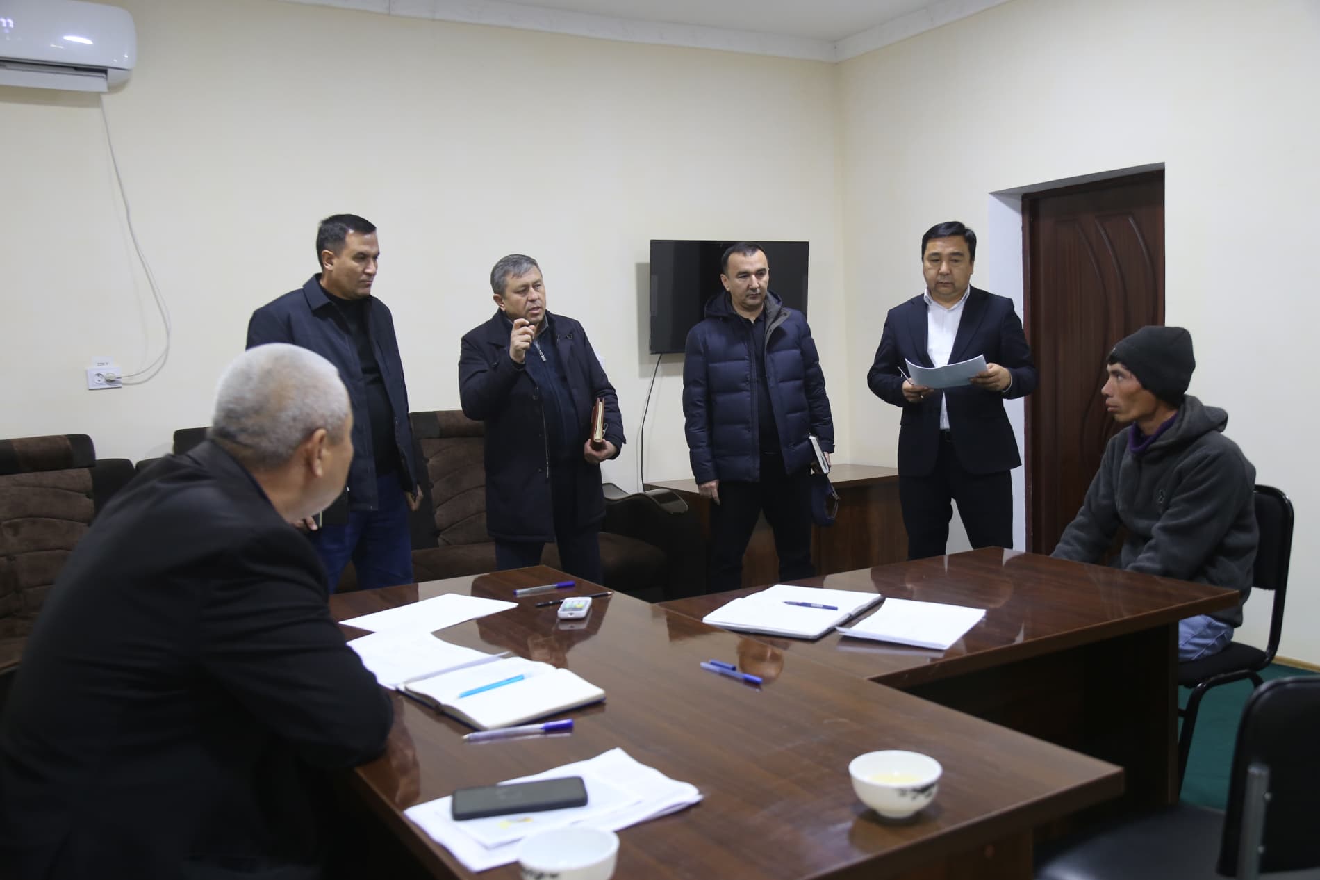 Tórtkúl: Puqaralar menen kóshpeli qabıllaw ótkerildi