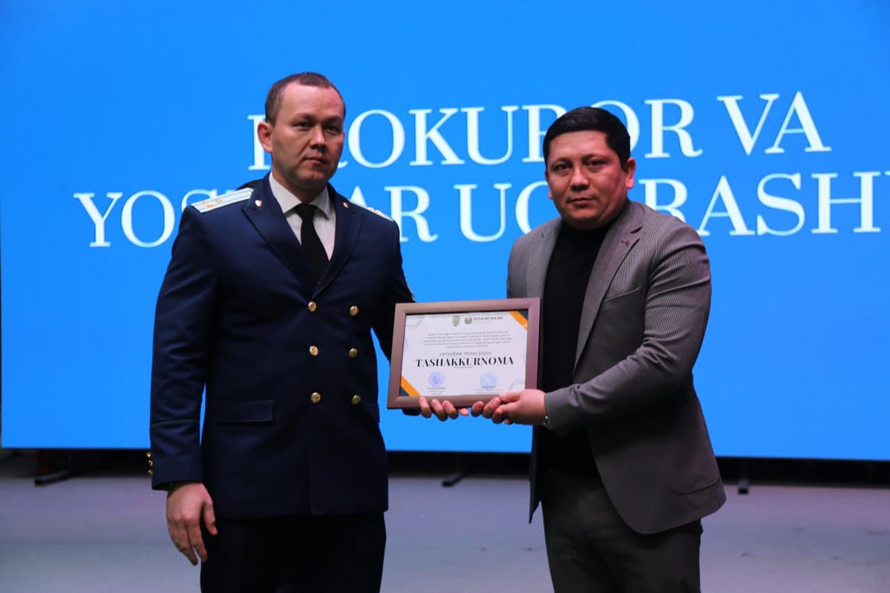 ПРОКУРОР ВА ЁШЛАР УЧРАШУВИ