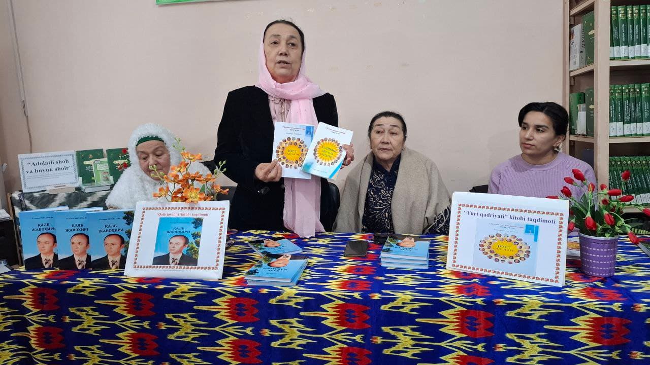 "Qalb javohiri" yangi kitobining taqdimoti bo’lib o’tdi.