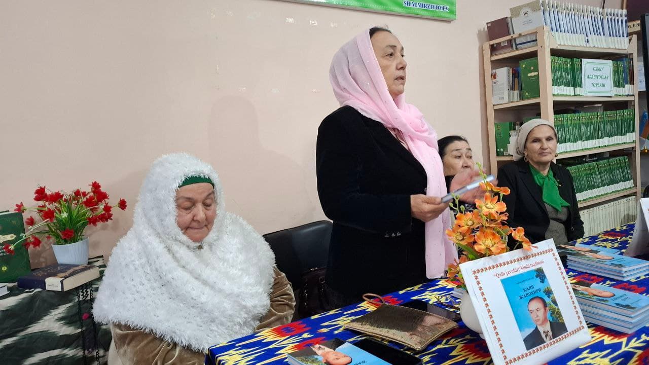 "Qalb javohiri" yangi kitobining taqdimoti bo’lib o’tdi.