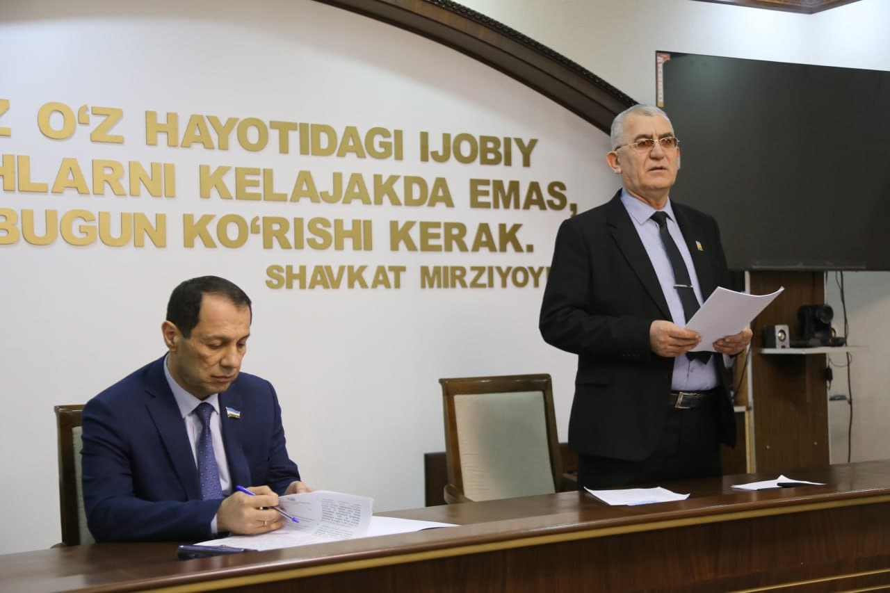 XALQ DEPUTATLARI TUMAN KENGASHINING NAVBATDAGI 22-SESSIYASI BO‘LIB O‘TDI