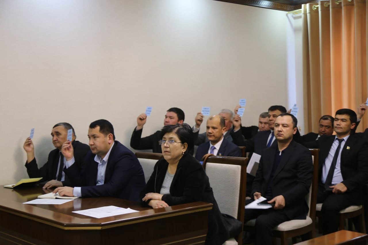 XALQ DEPUTATLARI TUMAN KENGASHINING NAVBATDAGI 22-SESSIYASI BO‘LIB O‘TDI