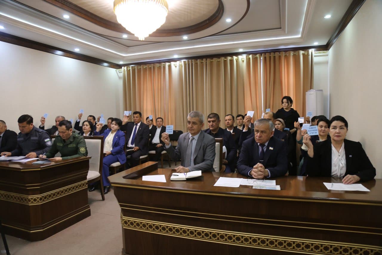 XALQ DEPUTATLARI TUMAN KENGASHINING NAVBATDAGI 23-SESSIYASI BO‘LIB O‘TDI