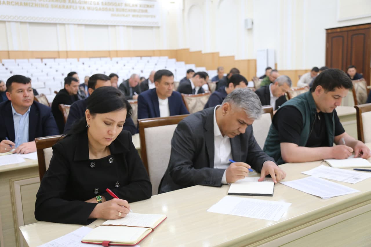 Apparat yig‘ilishi bo‘lib o‘tdi