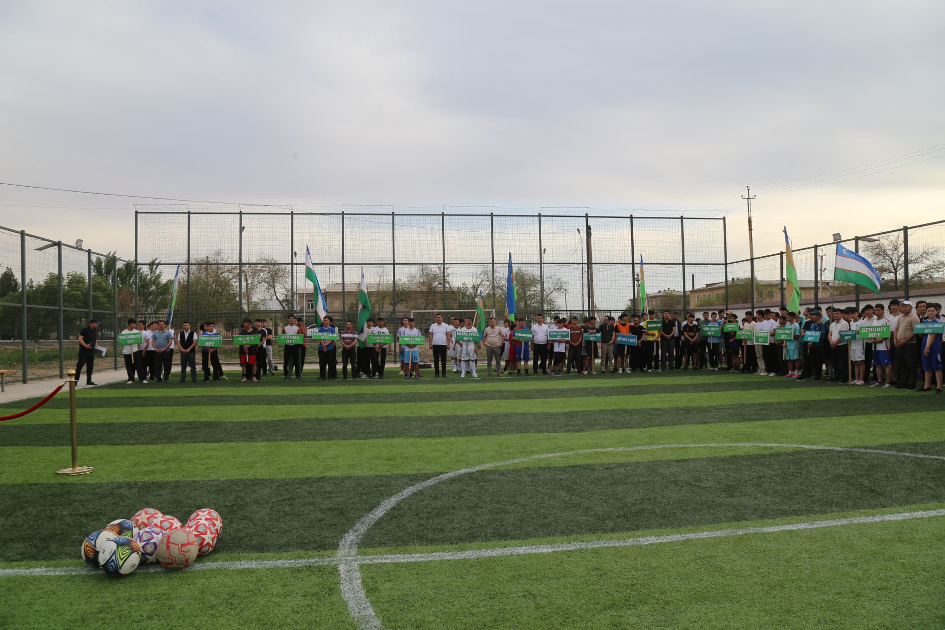 В Турткульском районе в апреле-мае 2026 года среди молодежи состоялось торжественное открытие соревнований "Кубок СГБ" по мини-футболу, футболу, парашахматам