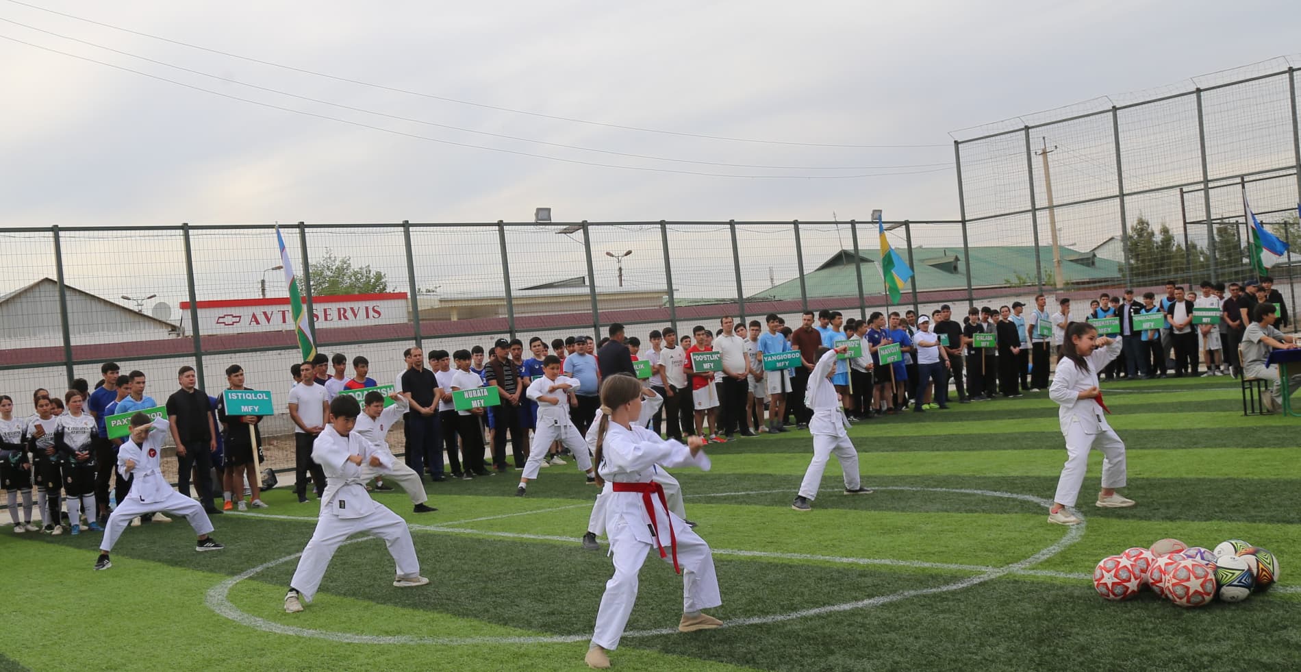 В Турткульском районе в апреле-мае 2026 года среди молодежи состоялось торжественное открытие соревнований "Кубок СГБ" по мини-футболу, футболу, парашахматам