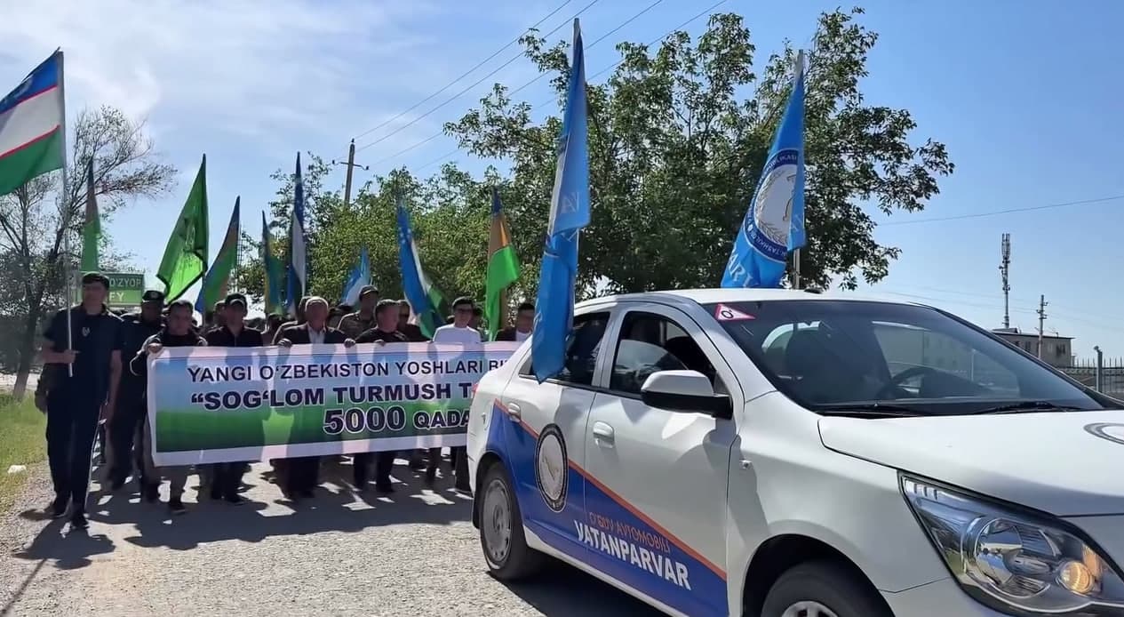 “Sog‘lom hayot uchun 5000 qadam” marafoni o‘tkazildi