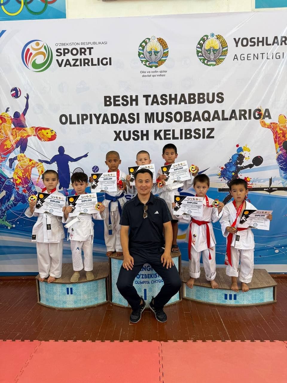 TO‘RTKO‘L TUMANI SPORT MAKTABIDA KARATE WKF BO‘YICHA HOKIM KUBOGI MUSOBAQASI BO‘LIB O‘TDI