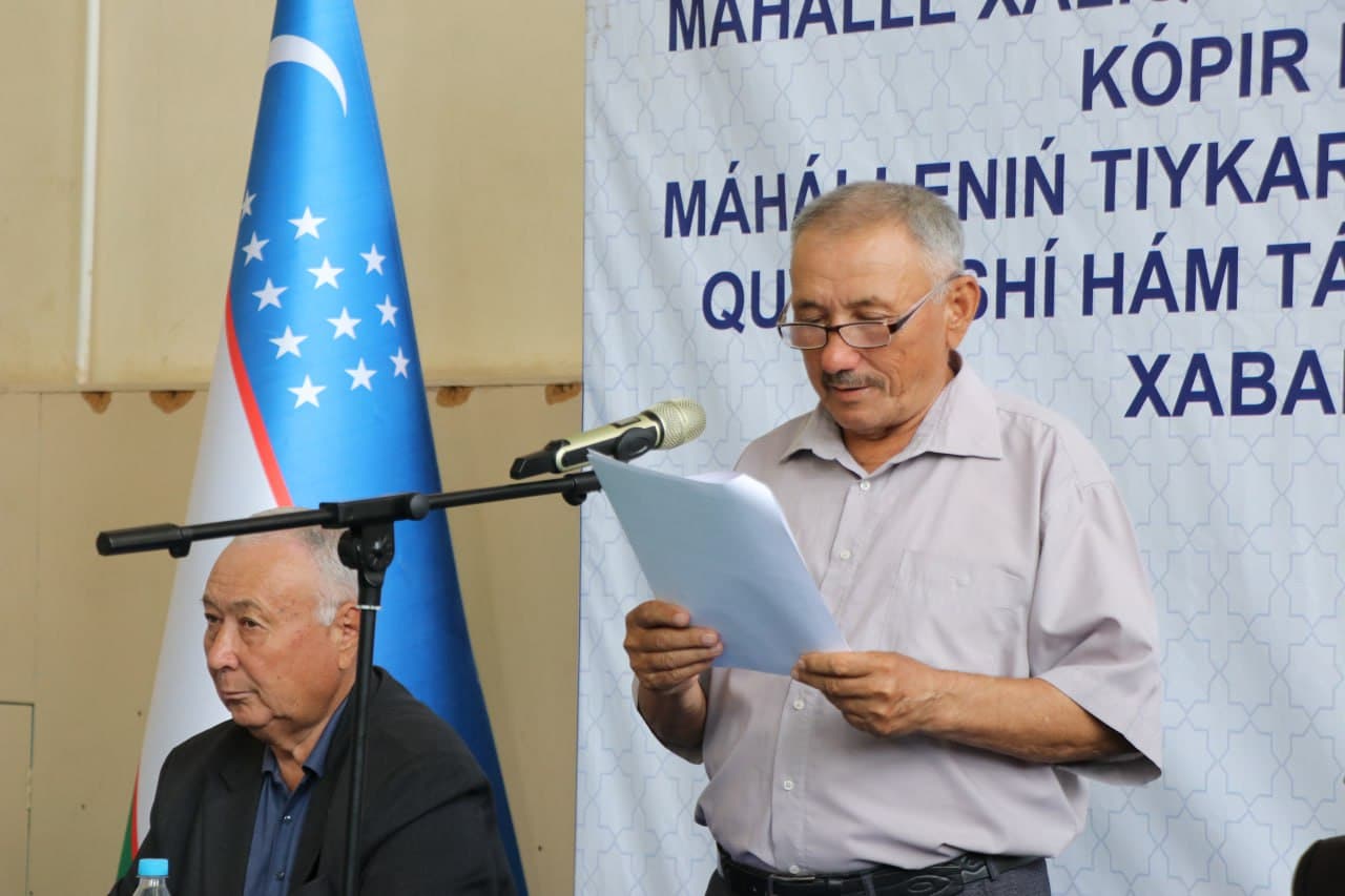 Сегодня состоялись выборы председателя сельского схода граждан "Бердак."