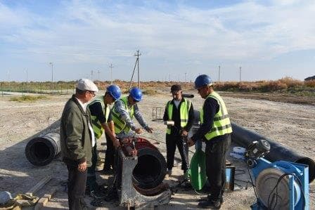 В Караузякском районе реализуются масштабные проекты по обеспечению населения питьевой водой.