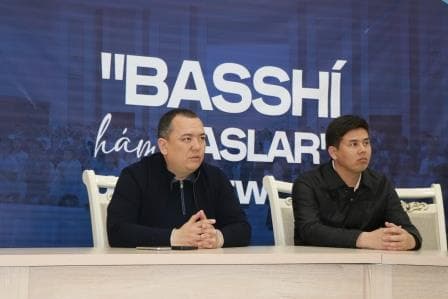 Bugun tuman hokimi kitobxon yoshlar bilan ochiq muloqot qildi.