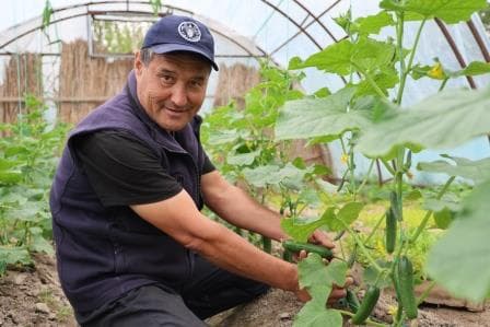 Issiqxona yil davomida sabzavot va ko‘chatlar yetishtirish imkonini beradi.