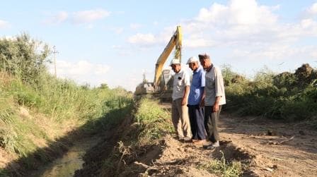 Aholining murojaati asosida kanal qazish ishlari olib borilmoqda