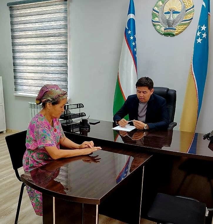 Qorao‘zak tumani hokimining o‘rinbosarlari tomonidan fuqarolarning shaxsiy qabuli o‘tkazildi