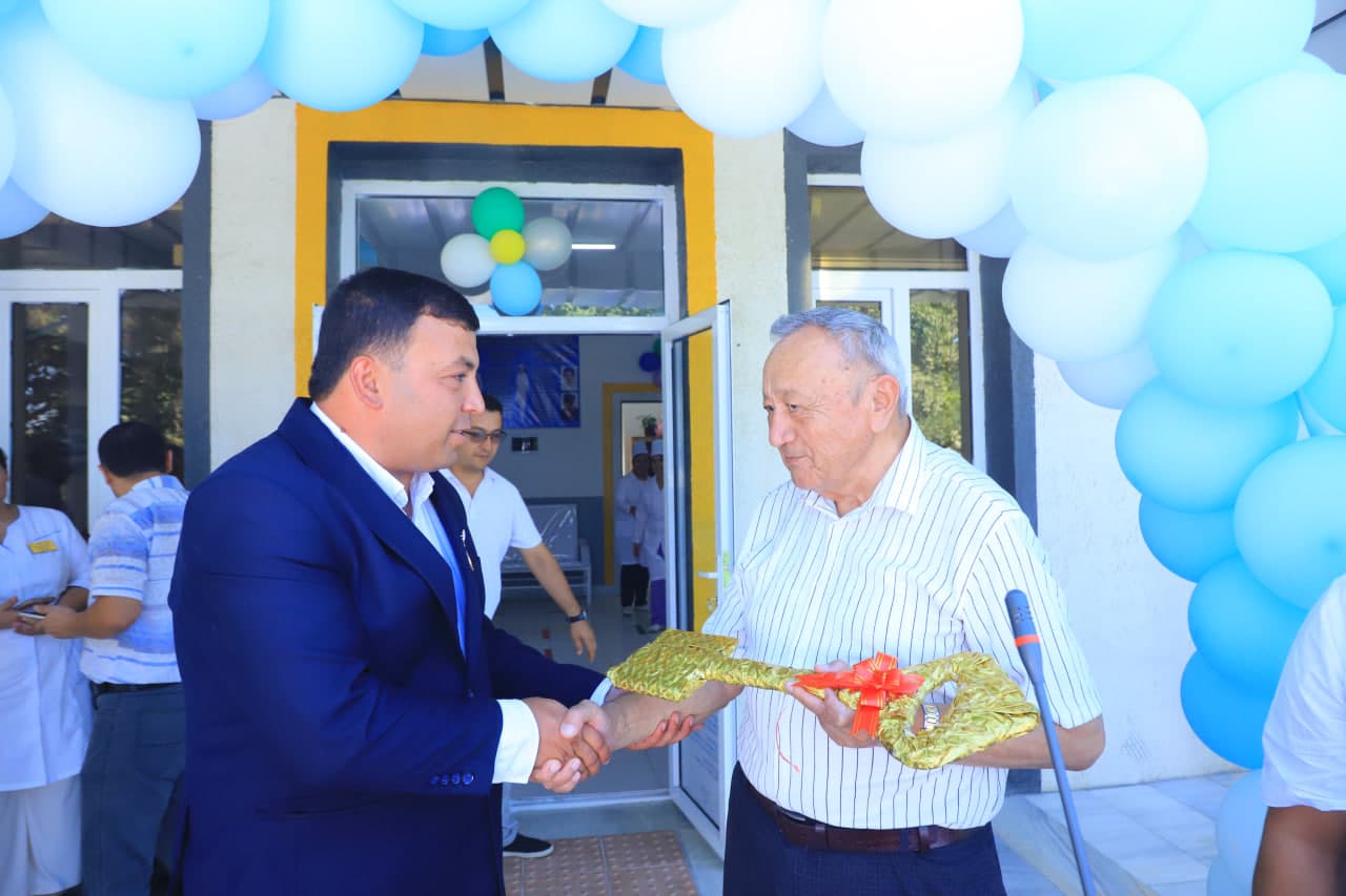G‘aribshohda yangidan qurilgan zamonaviy tibbiyot maskani 8 450 nafar aholiga xizmat ko‘rsatadi