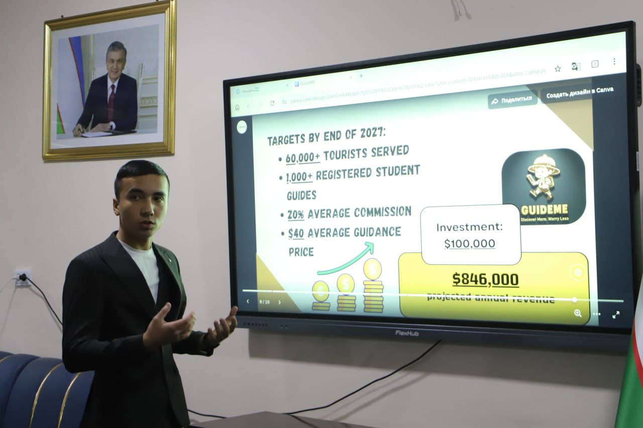 “Yoshlar kuni” doirasida Shofirkon tuman 2-son texnikumida startap va tadbirkorlik tashabbuslari qo‘llab-quvvatlandi