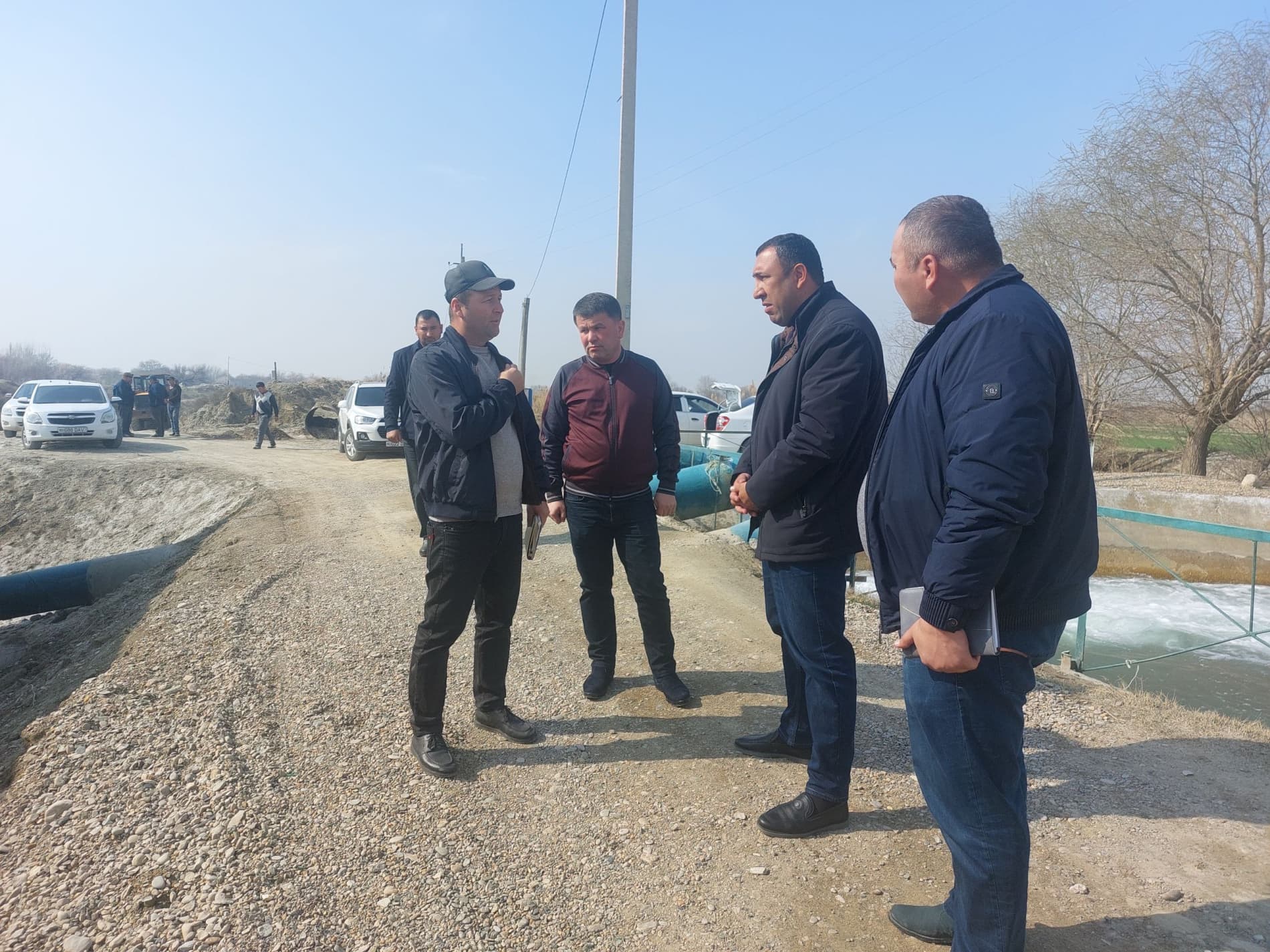 3,5 ming gektar yer taqdiri: Shofirkon nasos stansiyalarida o‘rganish o‘tkazildi