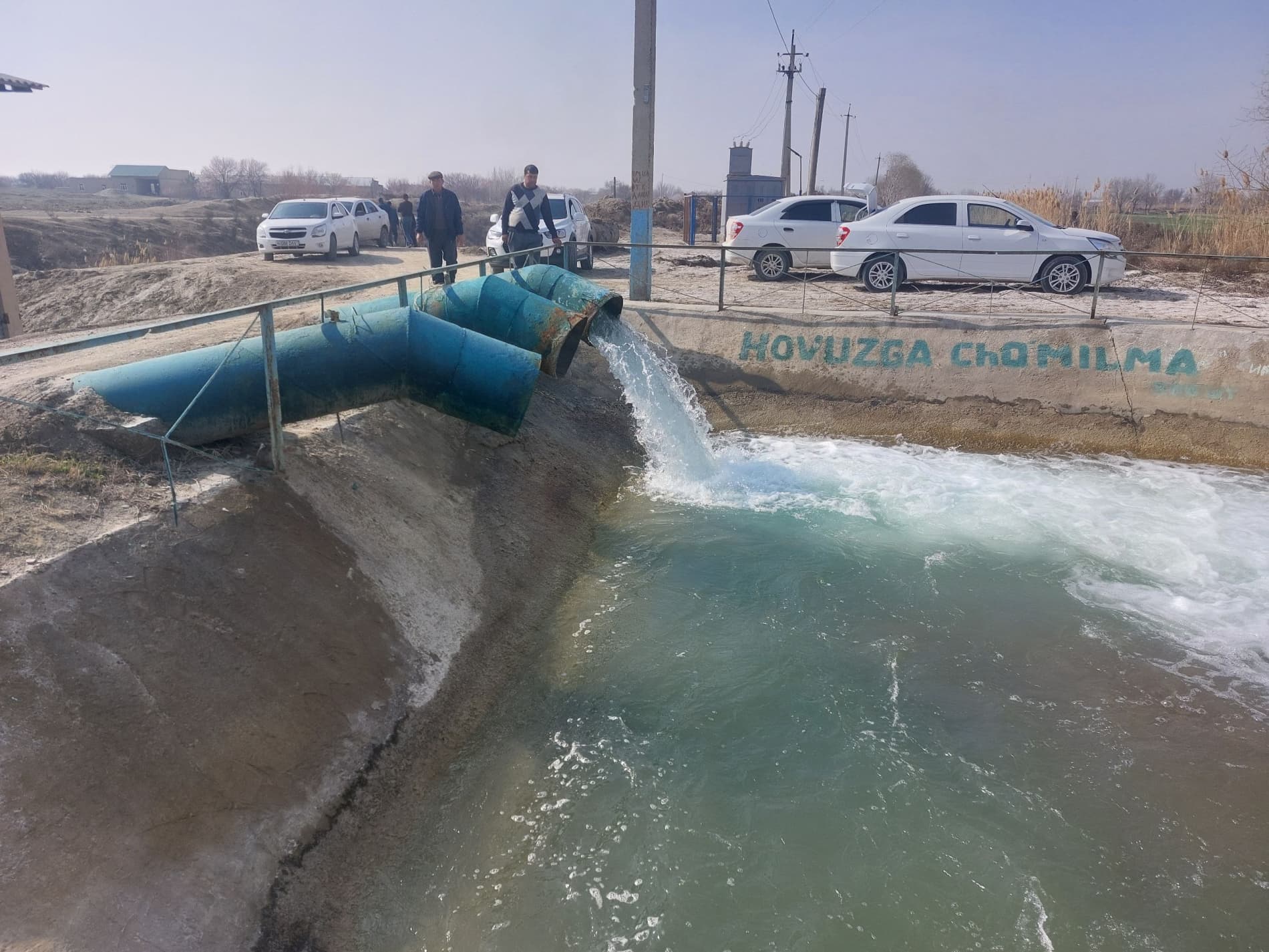 3,5 ming gektar yer taqdiri: Shofirkon nasos stansiyalarida o‘rganish o‘tkazildi