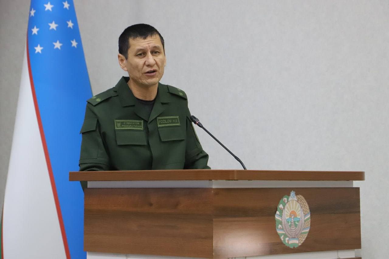 Шофиркон тумани прокурори Фозилов Ҳамза Ҳакимовичнинг туман ахолисига мурожаатномаси