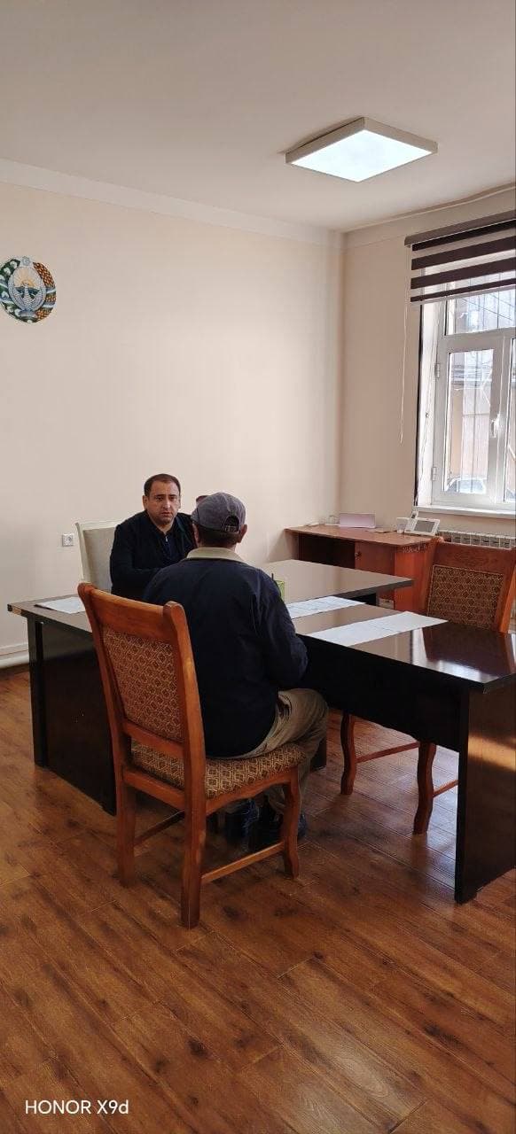 Shofirkon tumani hokimi o‘rinbosarlari tomonidan navbatdagi qabul o‘tkazildi