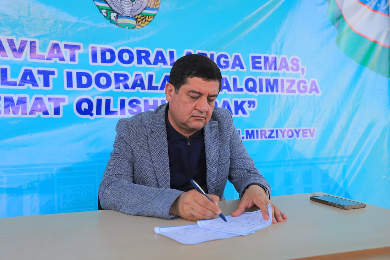 Fuqarolar murojaatlarini hal etish maqsadida sayyor qabul o‘tkazildi