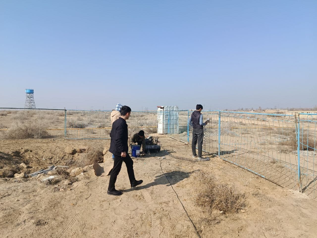 Umumxalq xayriya hashari doirasida qabriston hududi obodonlashtirildi