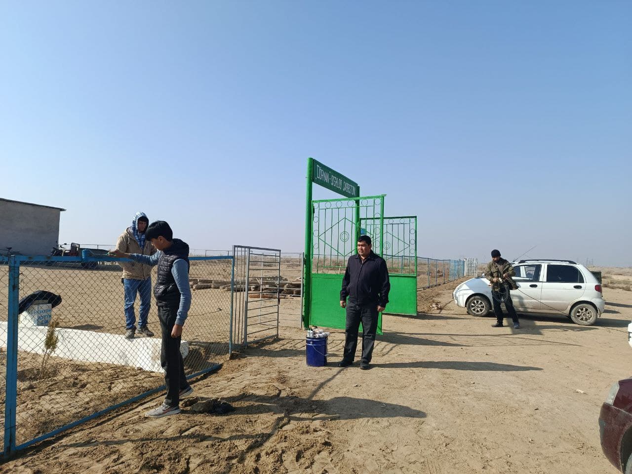 Umumxalq xayriya hashari doirasida qabriston hududi obodonlashtirildi