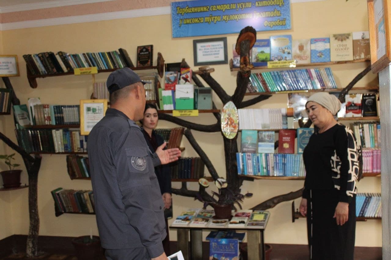 Qorovulbozor tumani axborot-kutubxona markazi tumanda joylashgan Jazoni ijro etish kalonnasi bilan hamkorlikda "Ma'rifatparvar ajdodlar yodi" mavzusida kitobxonlik tadbiri tashkil qilindi.