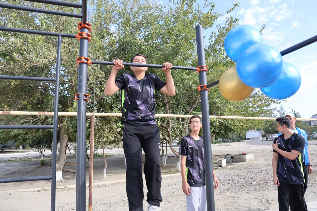 Kogon shahrida yangi sport maydonchasi foydalanishga topshirildi!