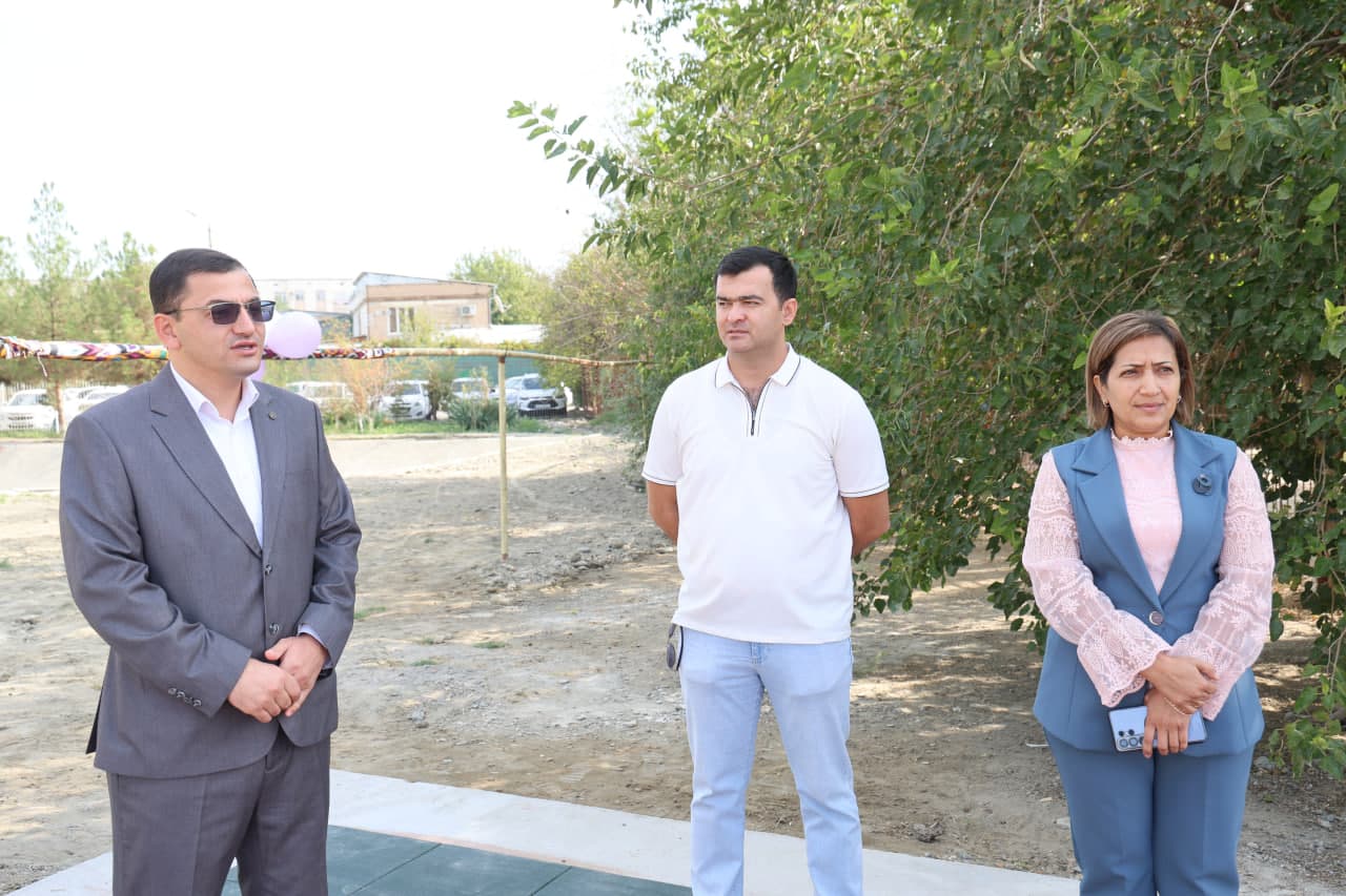 Kogon shahrida yangi sport maydonchasi foydalanishga topshirildi!