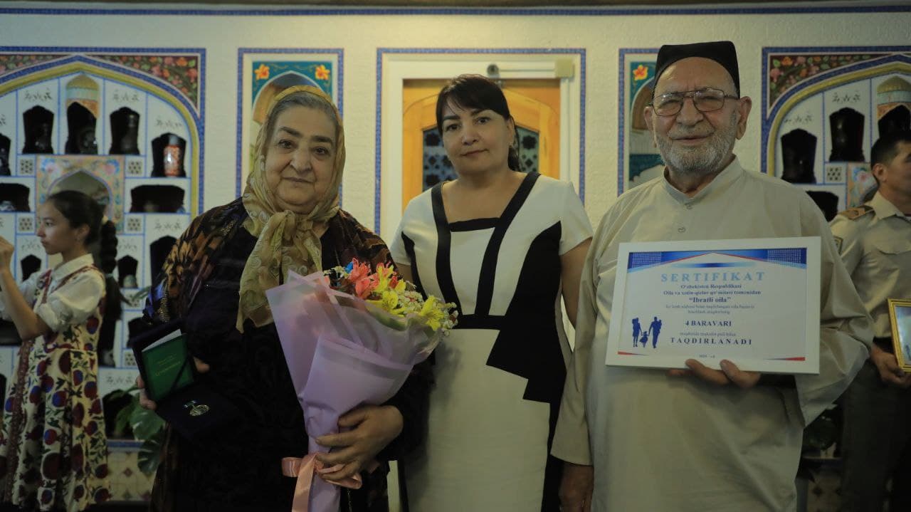 Ибратли оилалар эътироф этилди