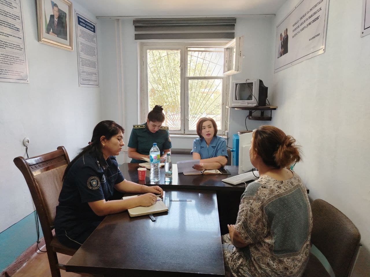 Низоли оилалар билан очиқ мулоқот ўтказилди