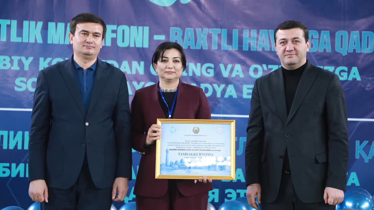 Бир ой давом этган "Саломатлик марафони" якунланди