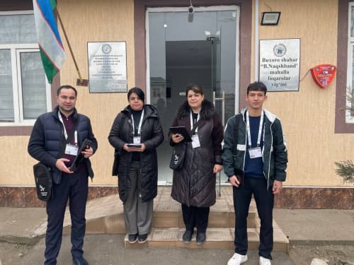 Ro'yxatga olish jarayoni davom etmoqda