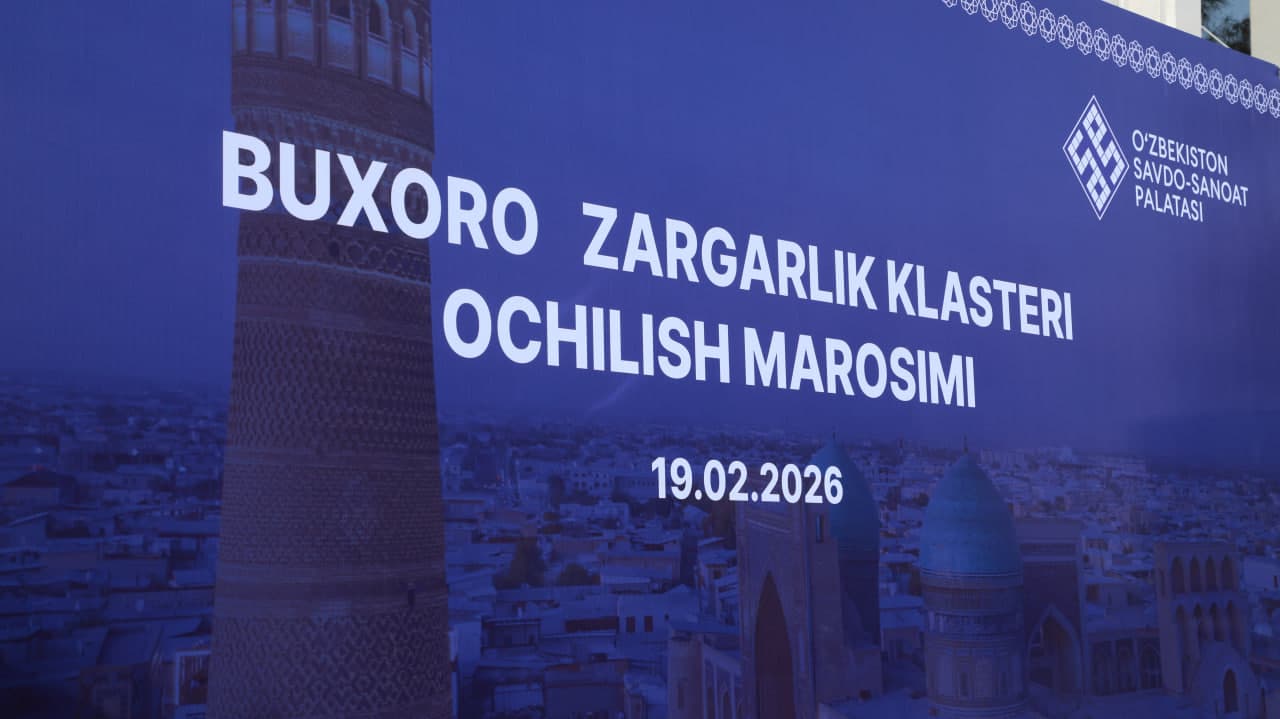 Бухорода заргарлик кластери ўз фаолиятини бошлади