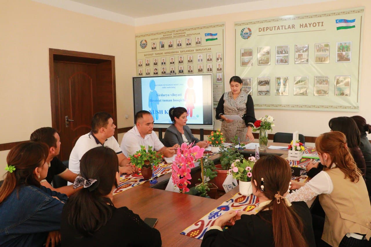“Gender tenglik faoli” milliy tanlovining tuman bosqichi o‘tkazildi
