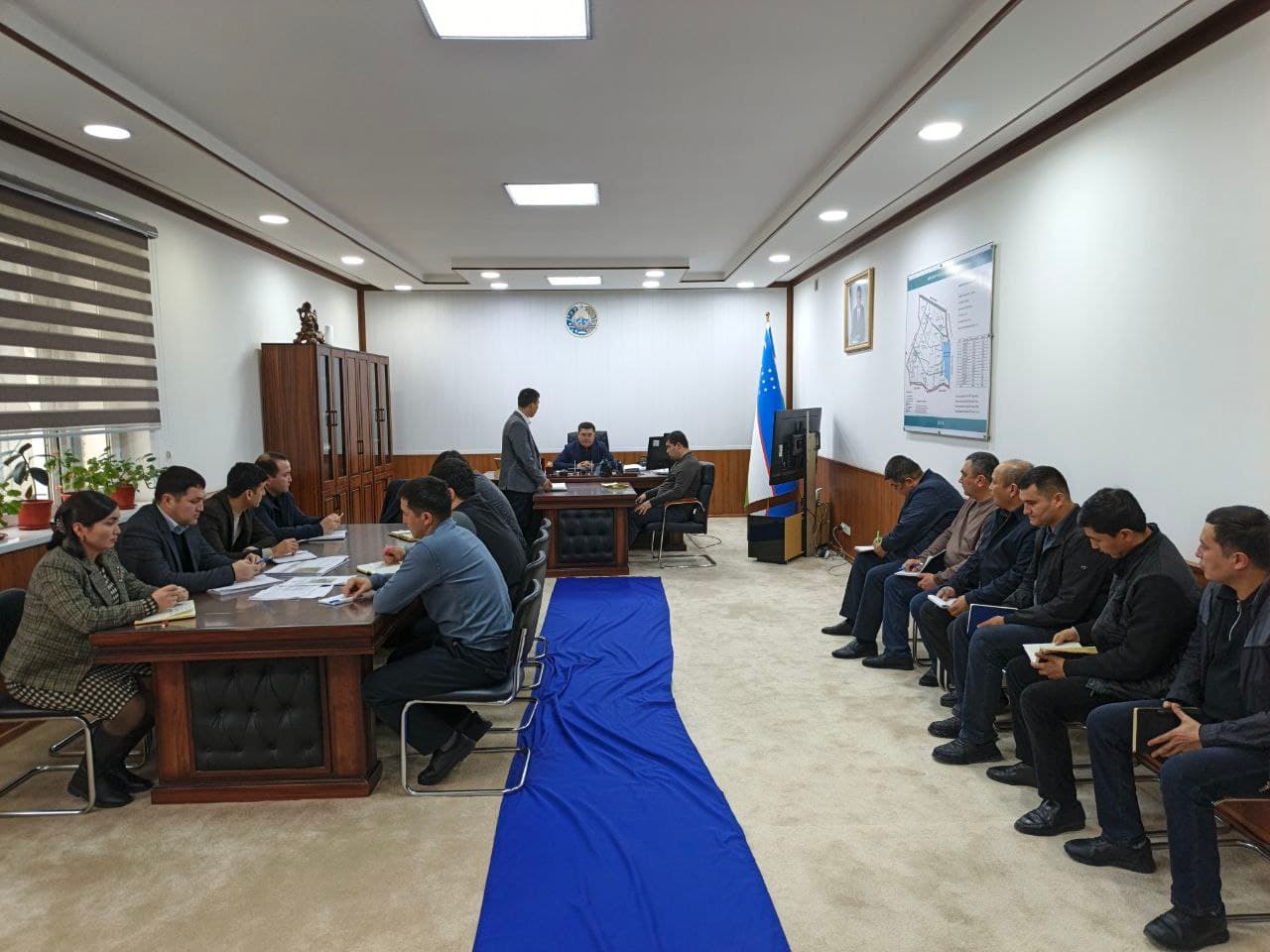 Sardoba tumani hokimligida korrupsiyaga qarshi murosasiz kurashish masalalariga bag‘ishlangan yig‘ilish o‘tkazildi